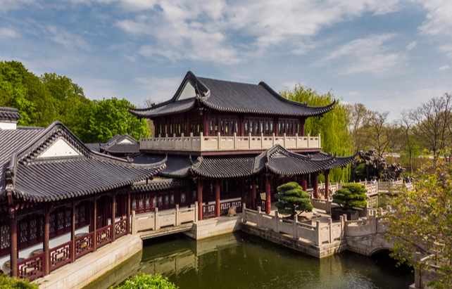 Chinesisches Teehaus im Luisenpark Mannheim