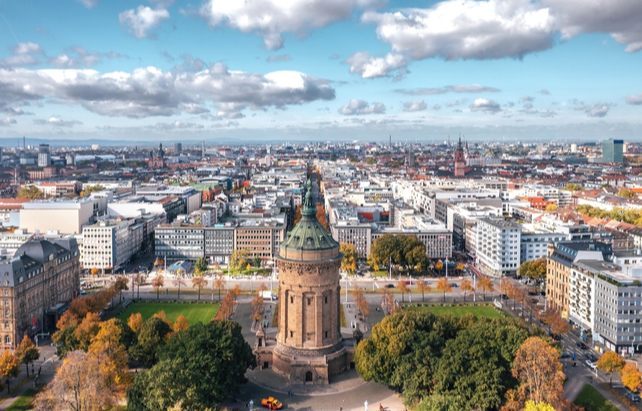 Mannheim Luftaufnahme