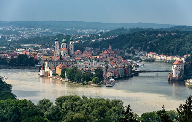 Passau/Donau Luftbild
