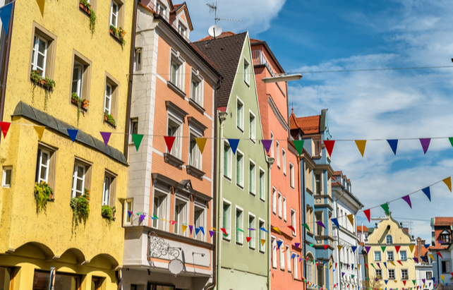 Häuser in der Regensburger Altstadt