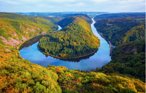 Ausblick auf die Saarschleife