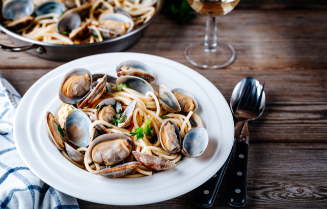 Italienische Meeresfrüchte-Pasta