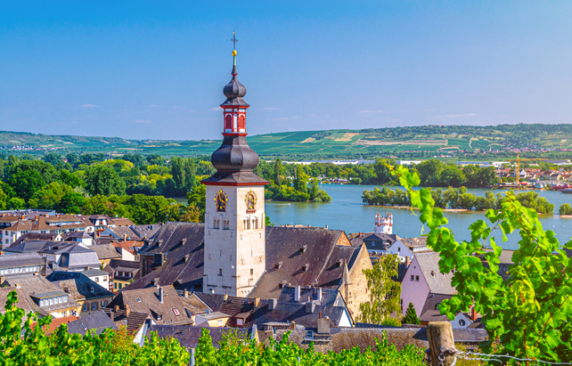 Rüdesheim Luftaufnahme