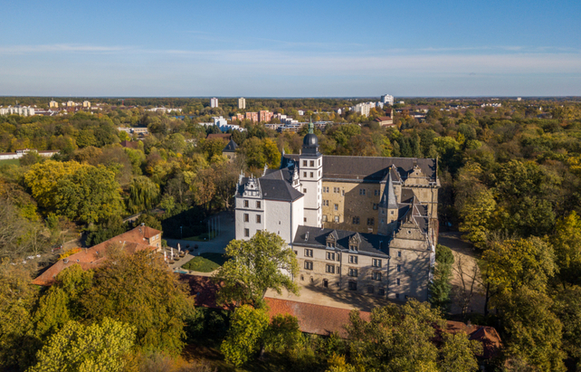 Wolfsburger Schloss - Luftbild