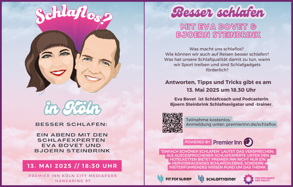 Event „Schlaflos in Köln“ am 13. Mai 2025