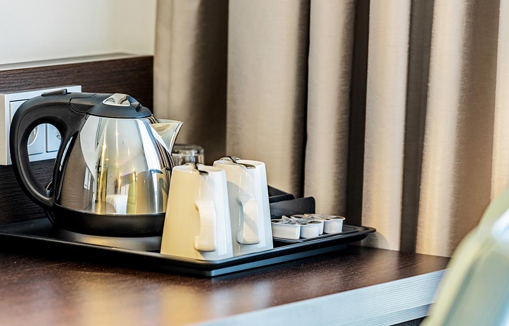 Jederzeit Tee oder Kaffee genießen