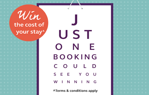 Fancy winning an amazing prize just by making a booking with Premier Inn? Thought so!