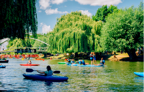 Canoe trails