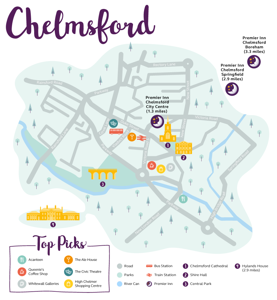 Chelmsford Map