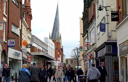 Shopping in Chesterfield