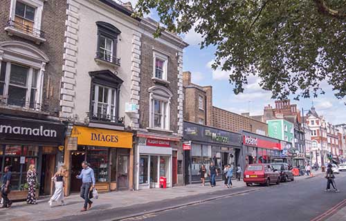 Shopping in Clapham