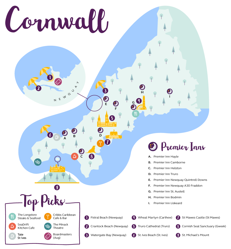 Cornwall Map