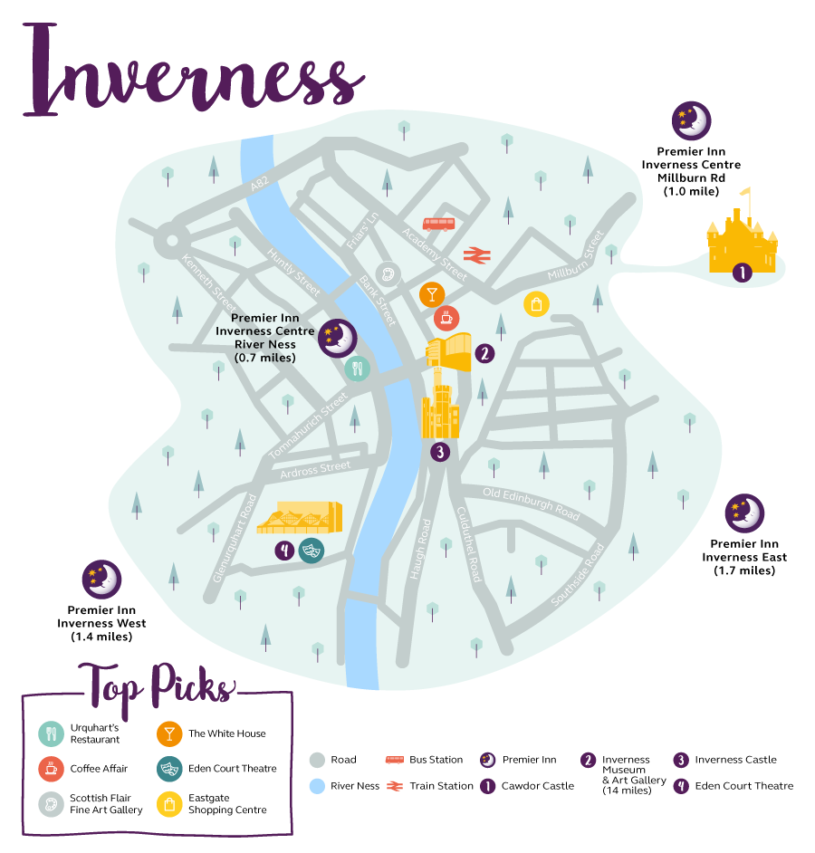 Inverness Map