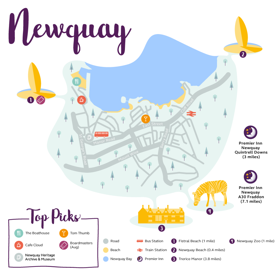 Newquay Map