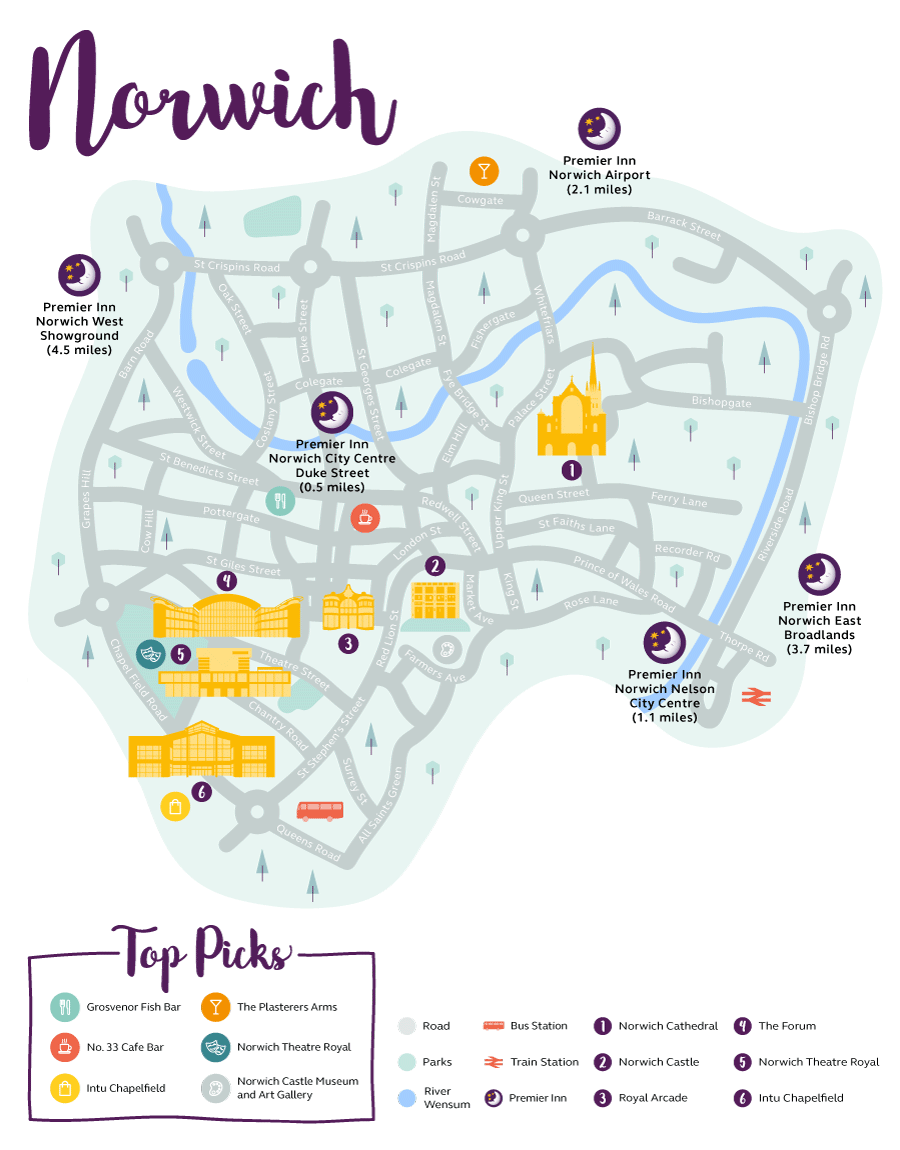 Norwich Map