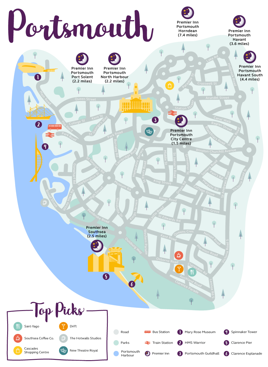 Portsmouth Map
