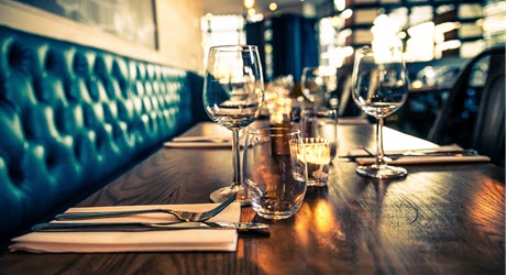 A scene showing a typical gastro pub