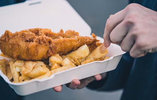 Fish and Chips in Southport