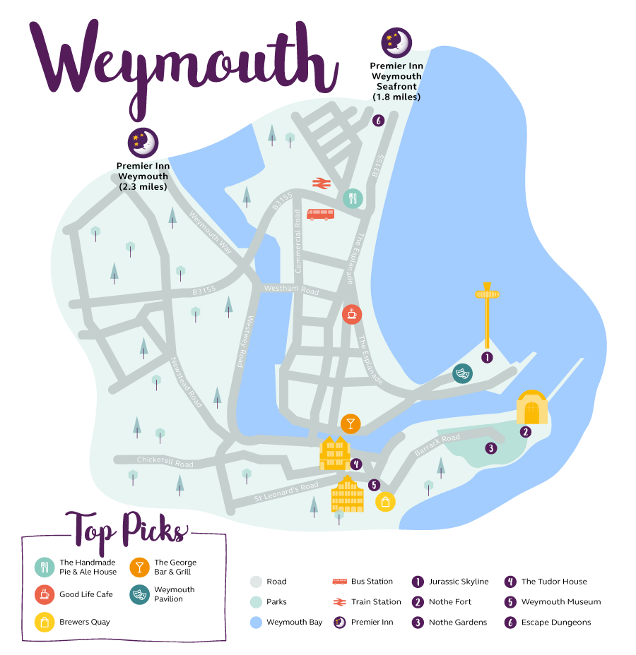 Weymouth Town Map
