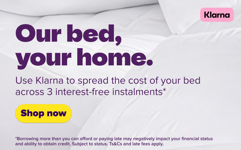 Shop beds with Klarna