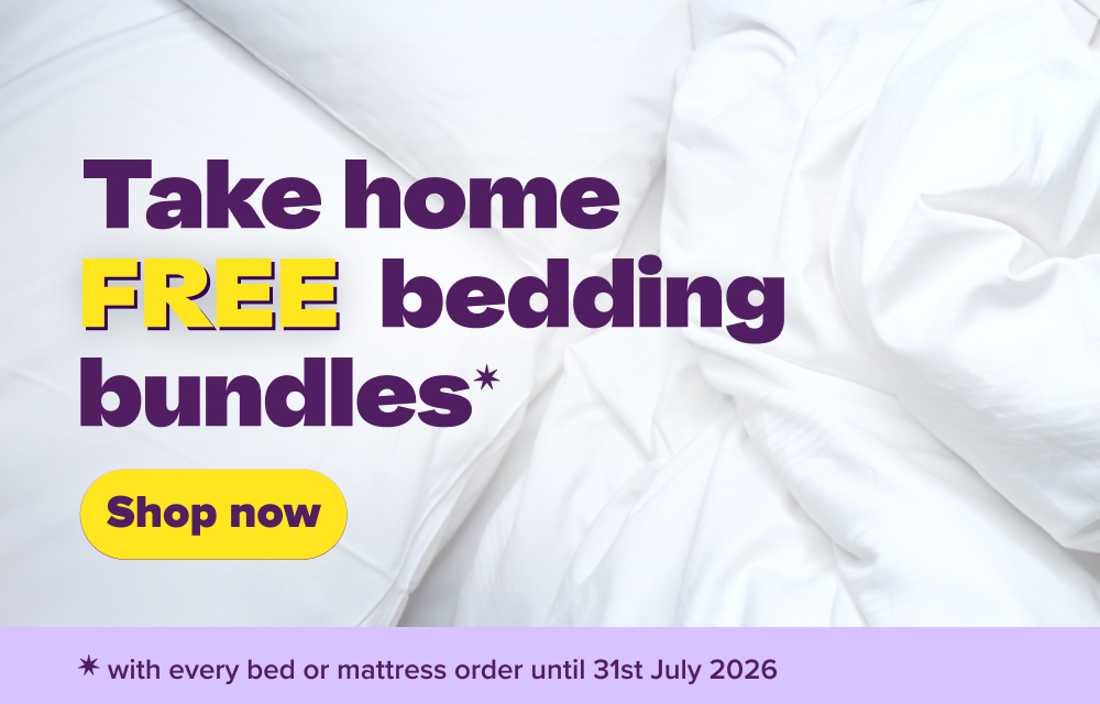 Free bedding bundle? Yes please!