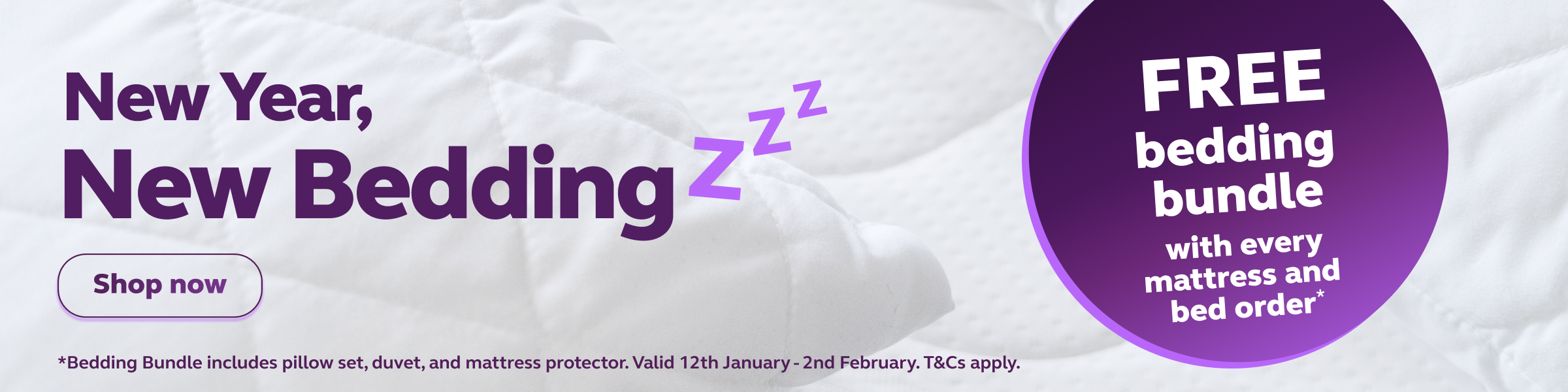 Free bedding bundles