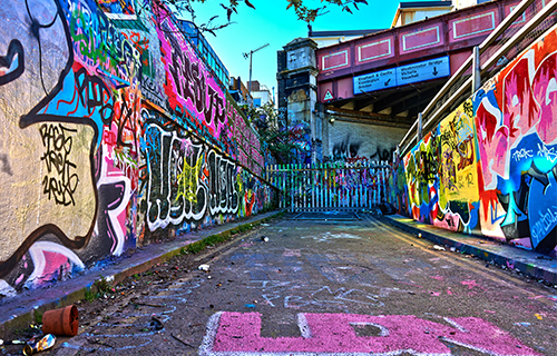 5. Leake Street Tunnel