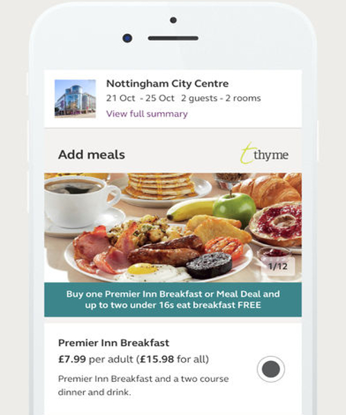 Add meals