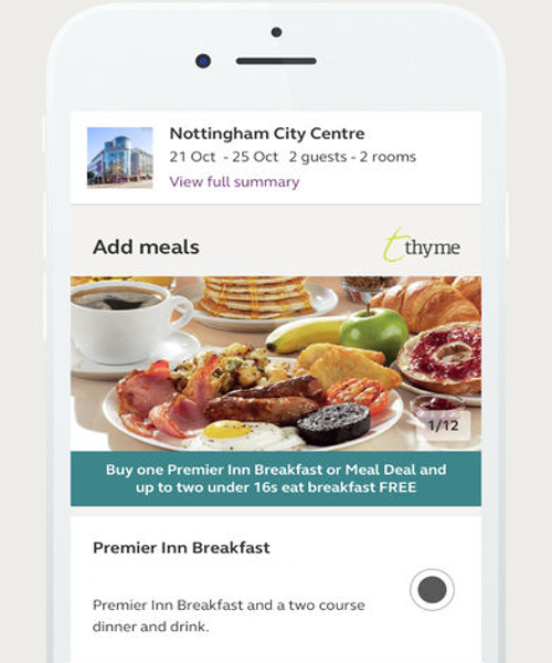 Add meals