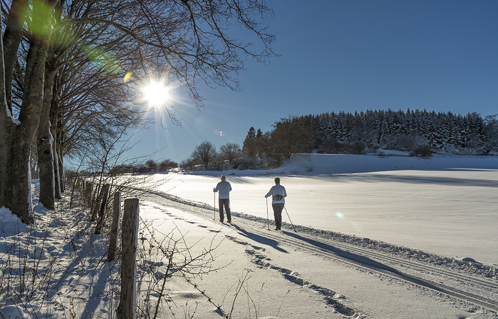 Skiwanderweg im Sauerland