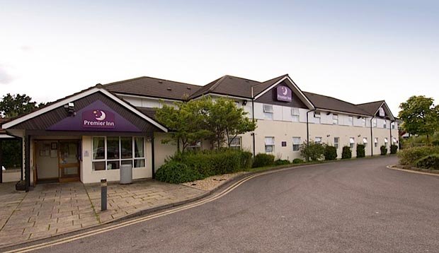 Front view of Premier Inn Caerphilly