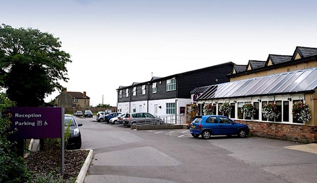 Car park at Premier Inn Hotel Cambridge North (Girton)