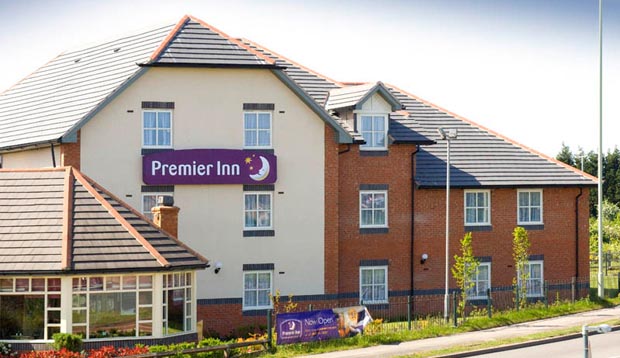 Exterior of Premier Inn Canock hotel