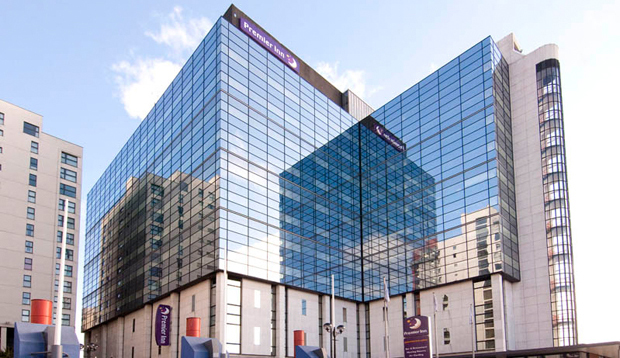 Exterior of Premier Inn Cardiff City Centre