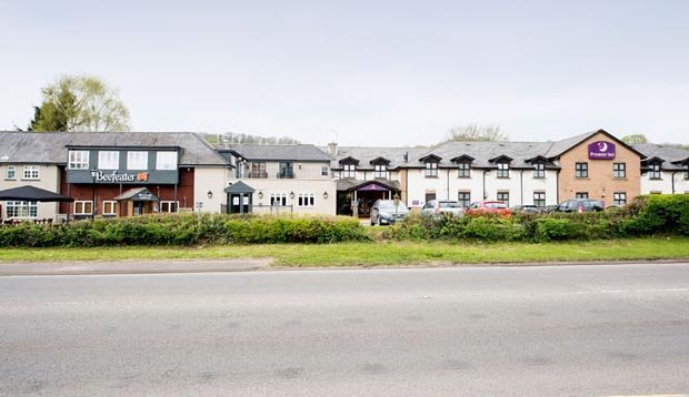 Exterior of Premier Inn Cardiff West