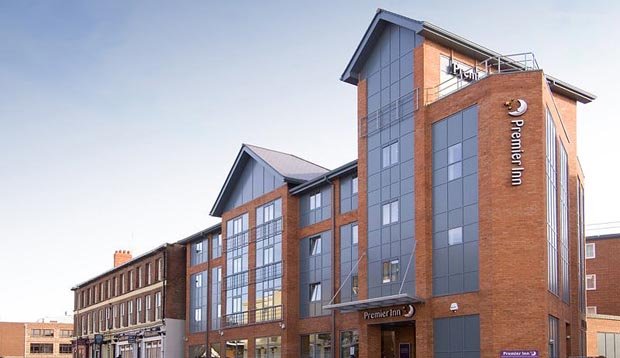 Exterior of Premier Inn Hotel Chester City Centre
