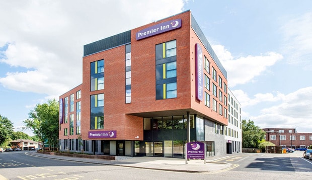 Exterior of Premier Inn Chelmsford City Centre