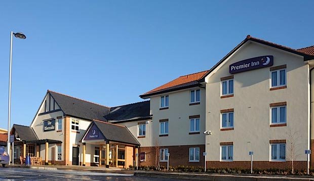 Front of Premier Inn hotel Coleraine