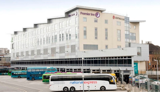 Exterior of Premier Inn Derby City Centre (Riverlights)