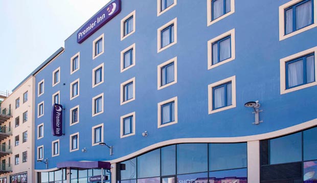 Exterior of Premier Inn Dorchester