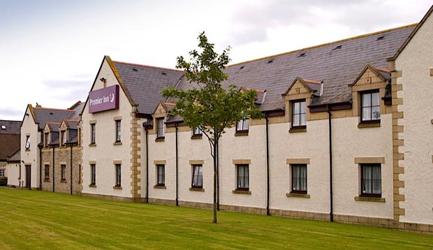 Exterior of Premier Inn Dundee East