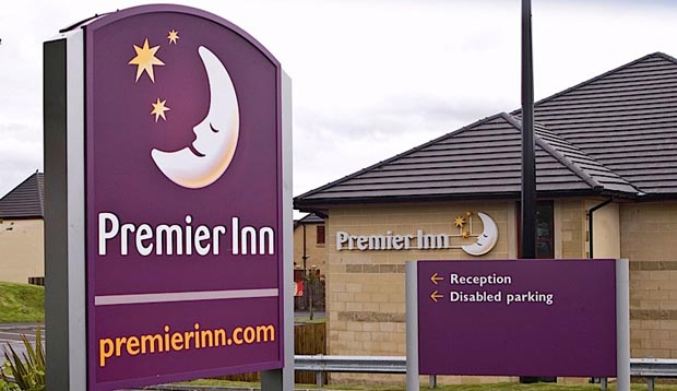 Exterior of Premier Inn Dunfermline