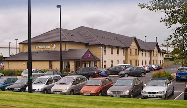 Exterior of Premier Inn Dunfermline