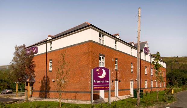 Exterior of Premier Inn Ebbw Vale