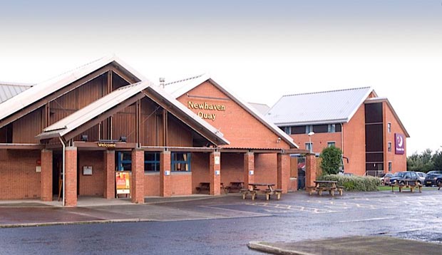 Exterior of Premier Inn Hotel Edinburgh Leith Waterfront