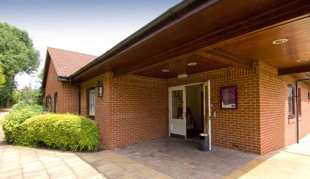 Reception at Premier Inn Epsom North