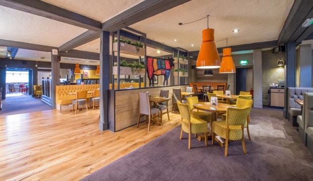 Restaurant at Premier Inn Exeter (Countess Wear)