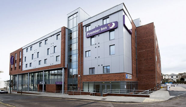 Exterior at Premier Inn Exeter City Centre