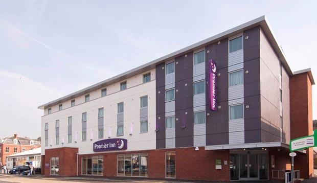 Exterior at Premier Inn Exeter Central St Davids