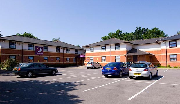 Car park at Premier Inn Fareham